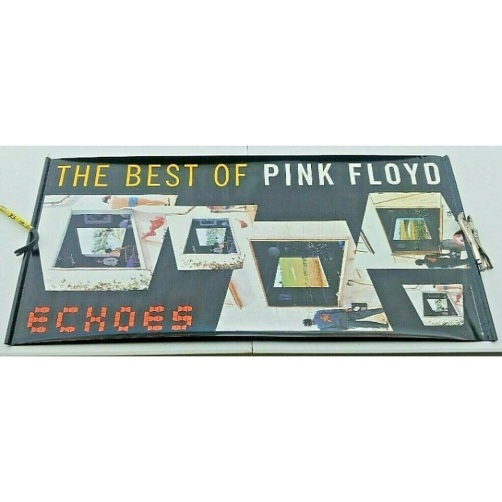 The Best Of Pink Floyd 2001 Echoes Double Sided Vinyl Banner